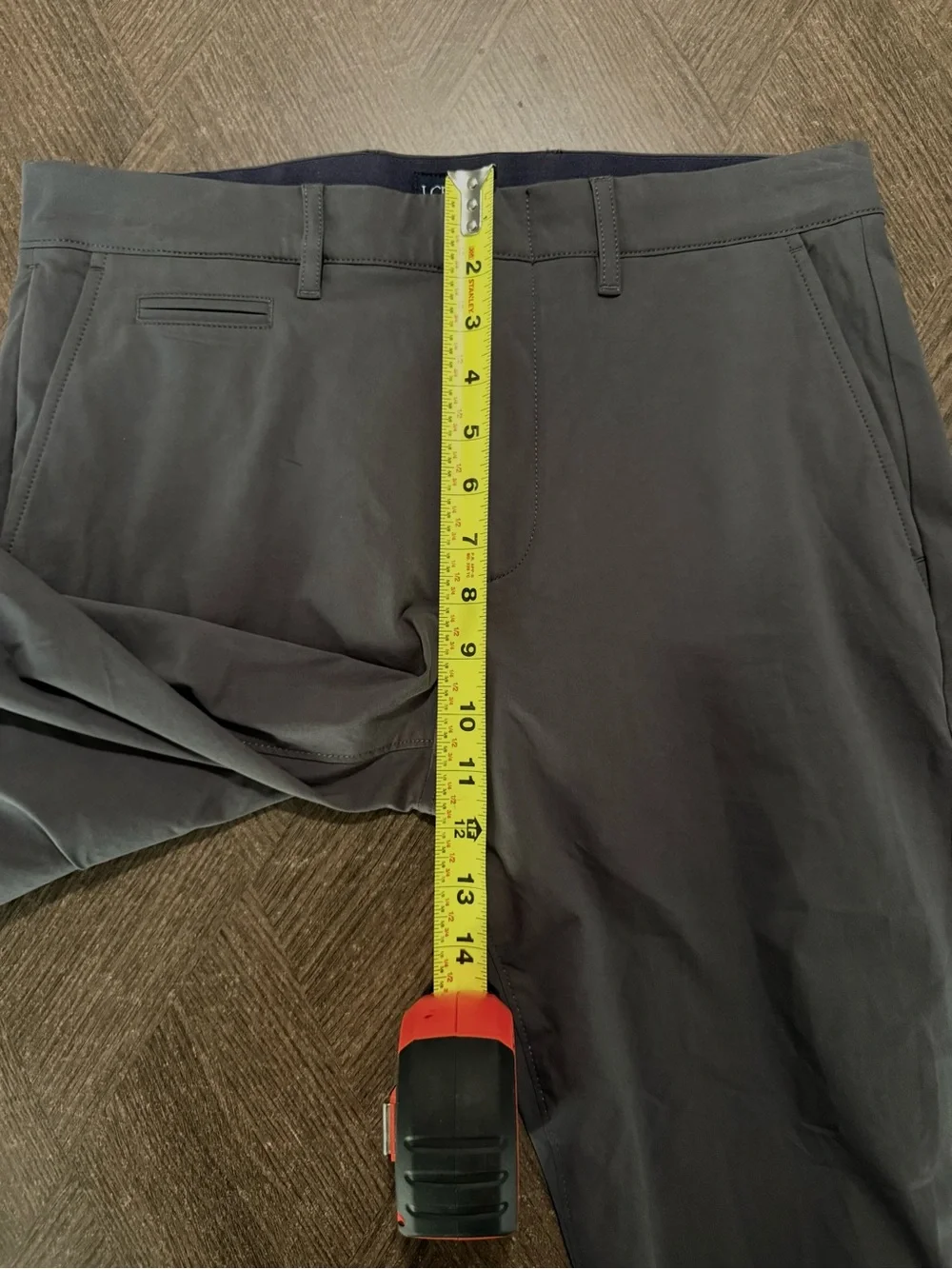 J. Crew Men's Charcoal Gray Athletic Tech Pants w/Stretch 30x30